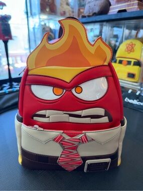 Disney Pixar Inside Out Anger Loungefly Backpack, BNWT